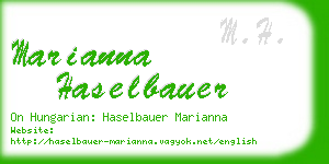 marianna haselbauer business card
